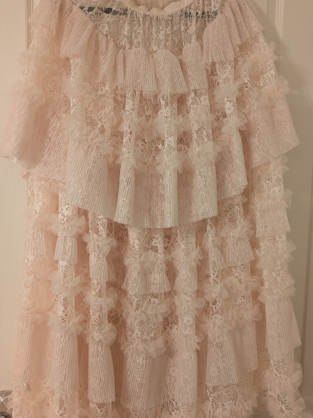 Free People Turn It Up Half Slip Lace Skirt XS